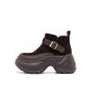 New Retro Thick-soled Boots, Versatile Height-increasing Ankle Boots, Women's Shoes