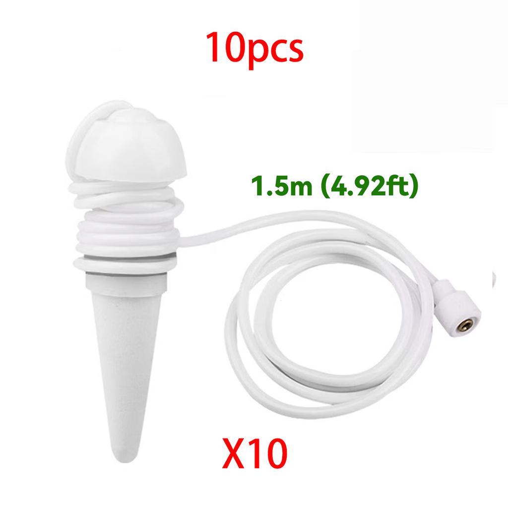 2/6/10 Pcs Automatic Plant Waterer Adjustable Siphon Drip Irrigation Device for Travel Garden Potted Plants Vegetables