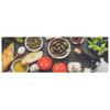 Washable Kitchen Runner Wine & Dining Theme 60 X 180 Cm Velvet