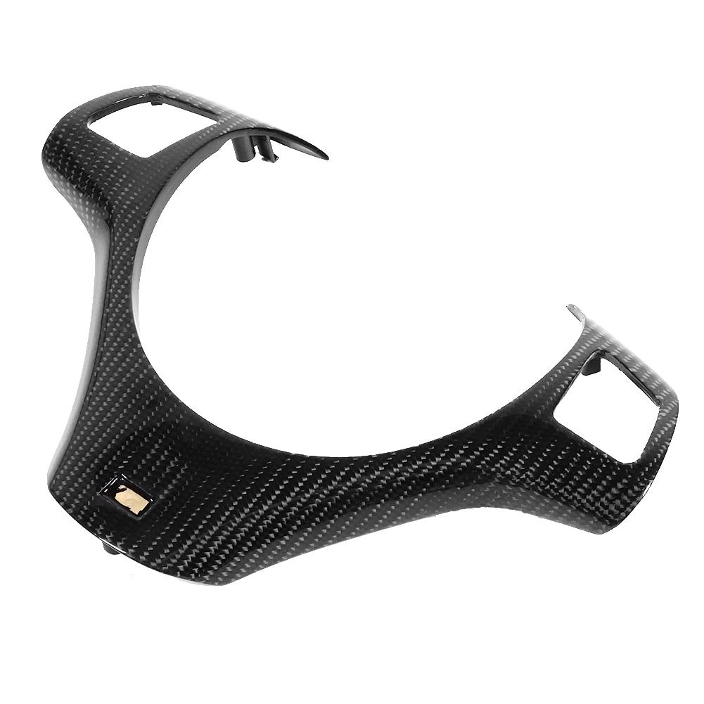 Carbon Fiber Steering Wheel Cover Modified Lower Trim Fits for 13Series E90 E92 E93 E82