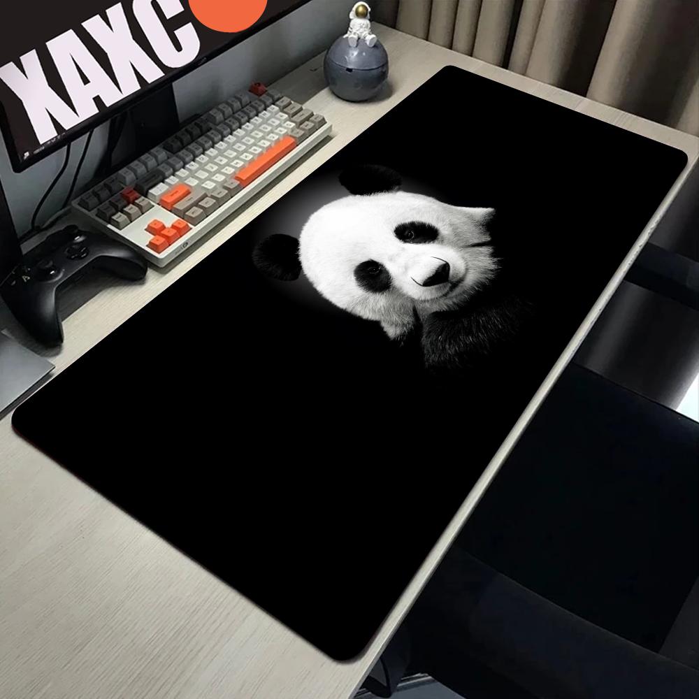 HYBXAXC Cute Animal Panda Large Mouse Pad PC Computer Game MousePads Desk Keyboard Mats Rubber Anti-slip Mouse Mice Mat 40x90CM
