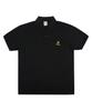GRAVER [Unisex] Dotboard Embroidered Pique Short Sleeve T-Shirt_Black