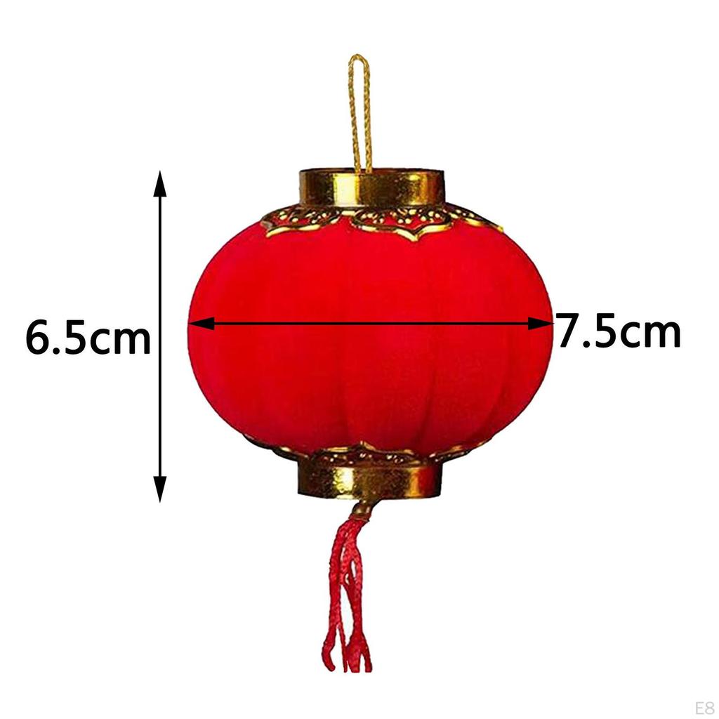 16/30Pcs Lanterns Decoration Year Party Mini Lantern Home for Chinese Spring Festival