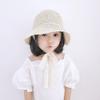 Fashion Lace Baby Hat Summer Straw Bow Baby Girl Cap Beach Children Panama Hat Princess Baby Hats and Caps for Kids 1PC