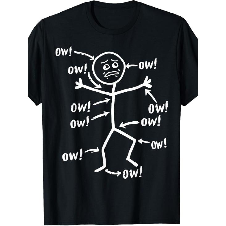 Ow Ow Ow Ow Ow Ow Ow Character T-Shirt S