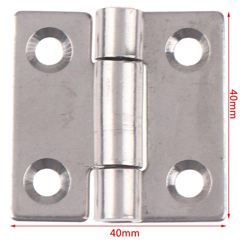 40*40*2Mm Stainless Steel Hinge Industrial Equipment Cabinet Hinge