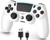 PS4 Controller [2026 Innovative Version - Updated] PS4 Controller - PC Turbo Rapid Fire Function, 6-Axis Gyro Sensor, Dual Vibration, High-Precision B