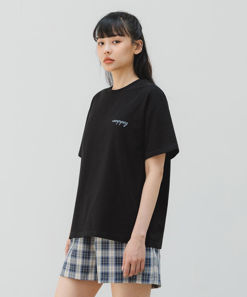BAKKEN Logo Artwork Short Sleeve T-Shirt Bk3982_Black