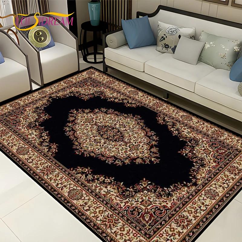 Vintage Fars Halısı Oturma Odası Yatak Odası Bohemya Türk Fas Etnik Kilimler Kaymaz Mandala Geometrik Kapı Paspası Poster Paspas