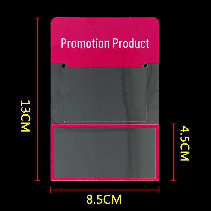 Transparent PVC Shelf Label Sleeve for Pharmacy and Baby Store Price Tags