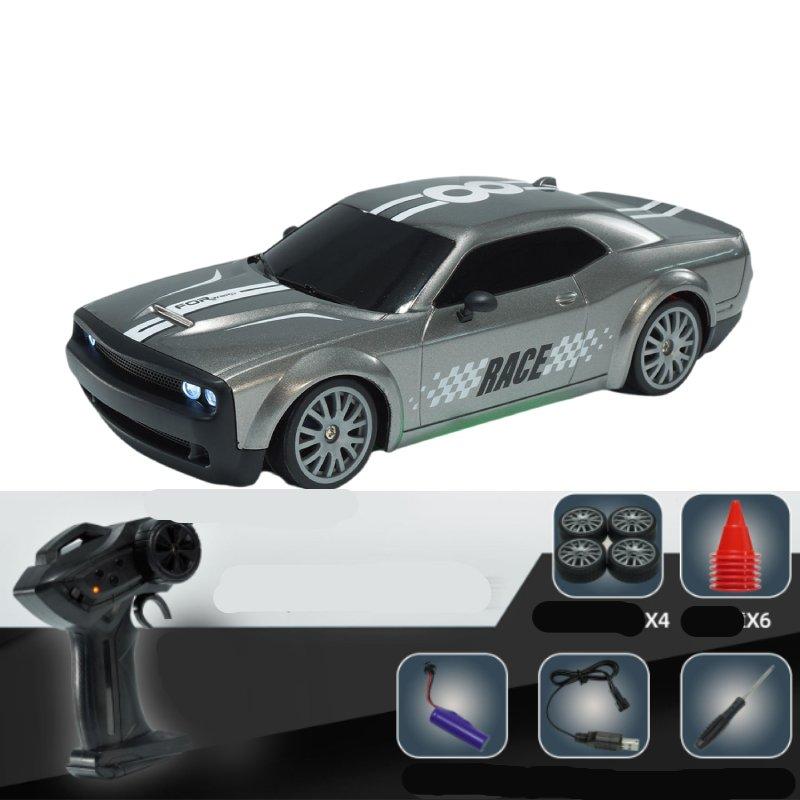

Rc Car Mini Four Wheel High Speed Drive Drift Cars Model Lighting Function Toy сірий колір