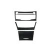 3Pcs Carbon Fiber Interior Central Console Cover Trim For 2007-2011 Toyota Camry