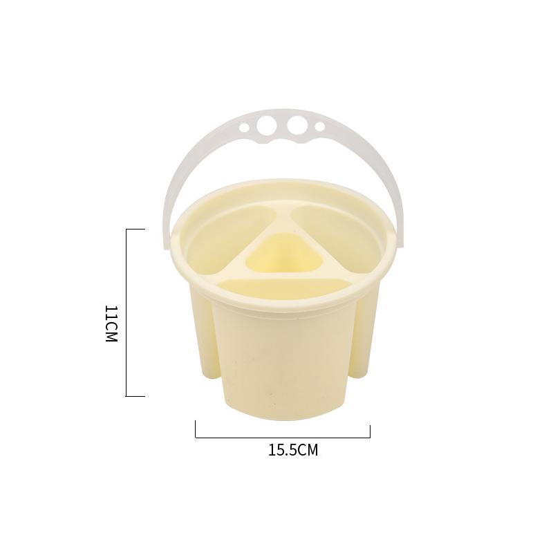 Galeată de spălat pensule pentru pictură în acuarelă 3 în 1 4 în 1, găleți de plastic, suport pentru spălarea pensulelor pentru desen, materiale de artă