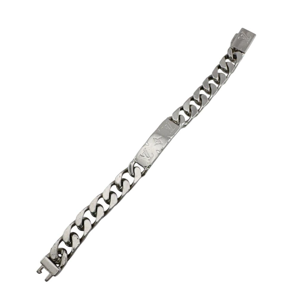 LOUIS VUITTON M00269 Chain bracelet Monogram Silver bracelet Silver Silver Used