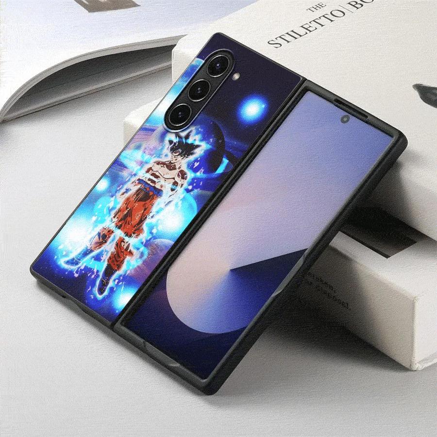 Dragon Ball Saiyan Vegeta Case for Samsung Galaxy ZFold3 ZFold4 Z Fold 7 6 5 4 3 ZFold6 ZFold5 ZFold7 Back Phone Cover