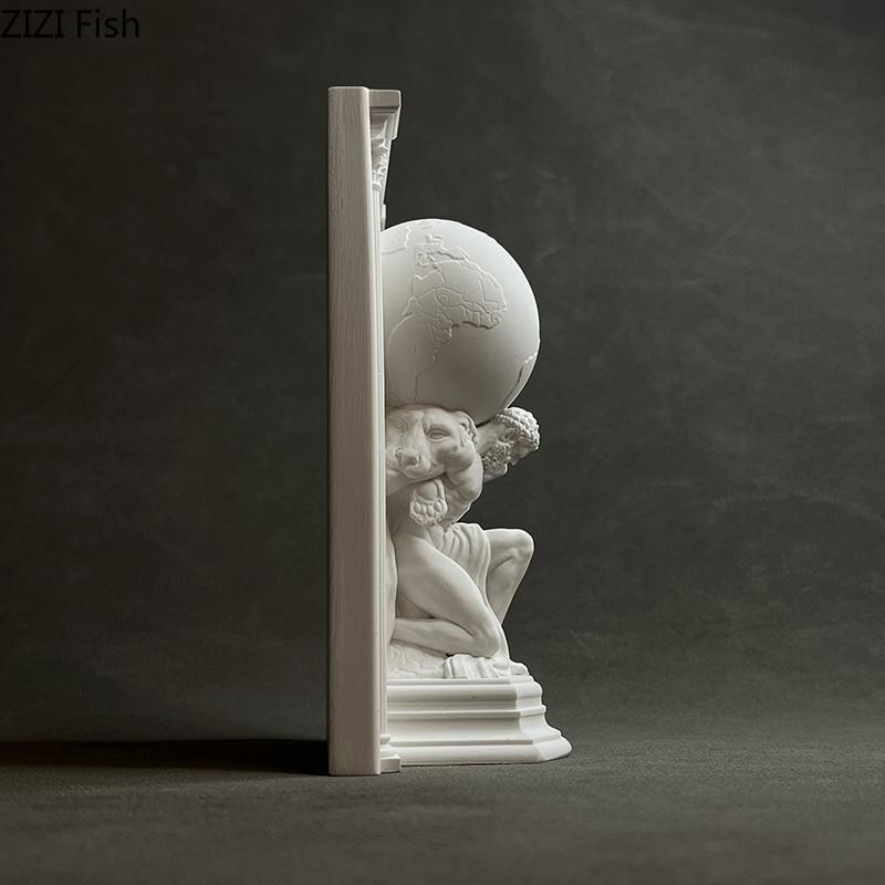 Hercules Mythical Figures Plaster Statue Desk Decoration Ornaments Creative Artwork Characters Sculpture Room Aesthetic Decor