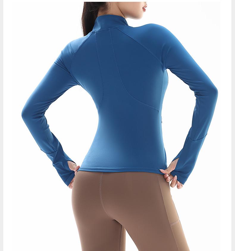 Women's Slim Fit Quick-Dry Sports Jacket for Running & Yoga