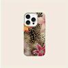 Vintage Floral Leopard Print Pattern Phone Case For iPhone 17 16 15 14 13 12 11 Pro Max XS X XR Plus 17 Air 16 15 Soft Cover