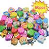 10/30/60PCS Mini Eraser 1cm Cute Cartoon Pattern Bulk Student Stationery Office Supplies School Activity Rewards Gifts TMZ