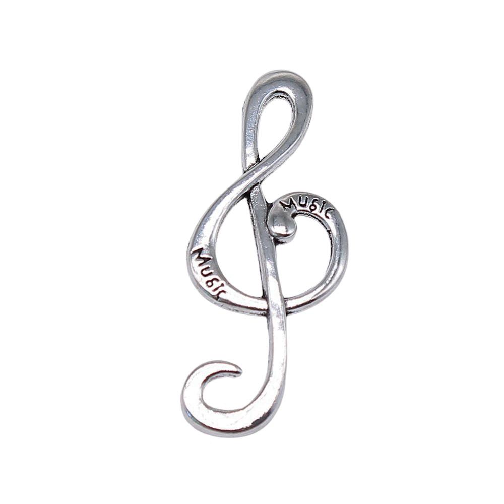Jewelry Crafts Music Note Charms Alloy Pendants For Concert Collector