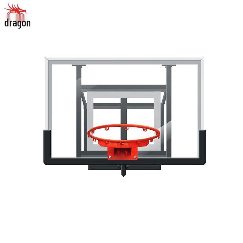 Wall-Mounted Adjustable Indoor Basketball Hoop