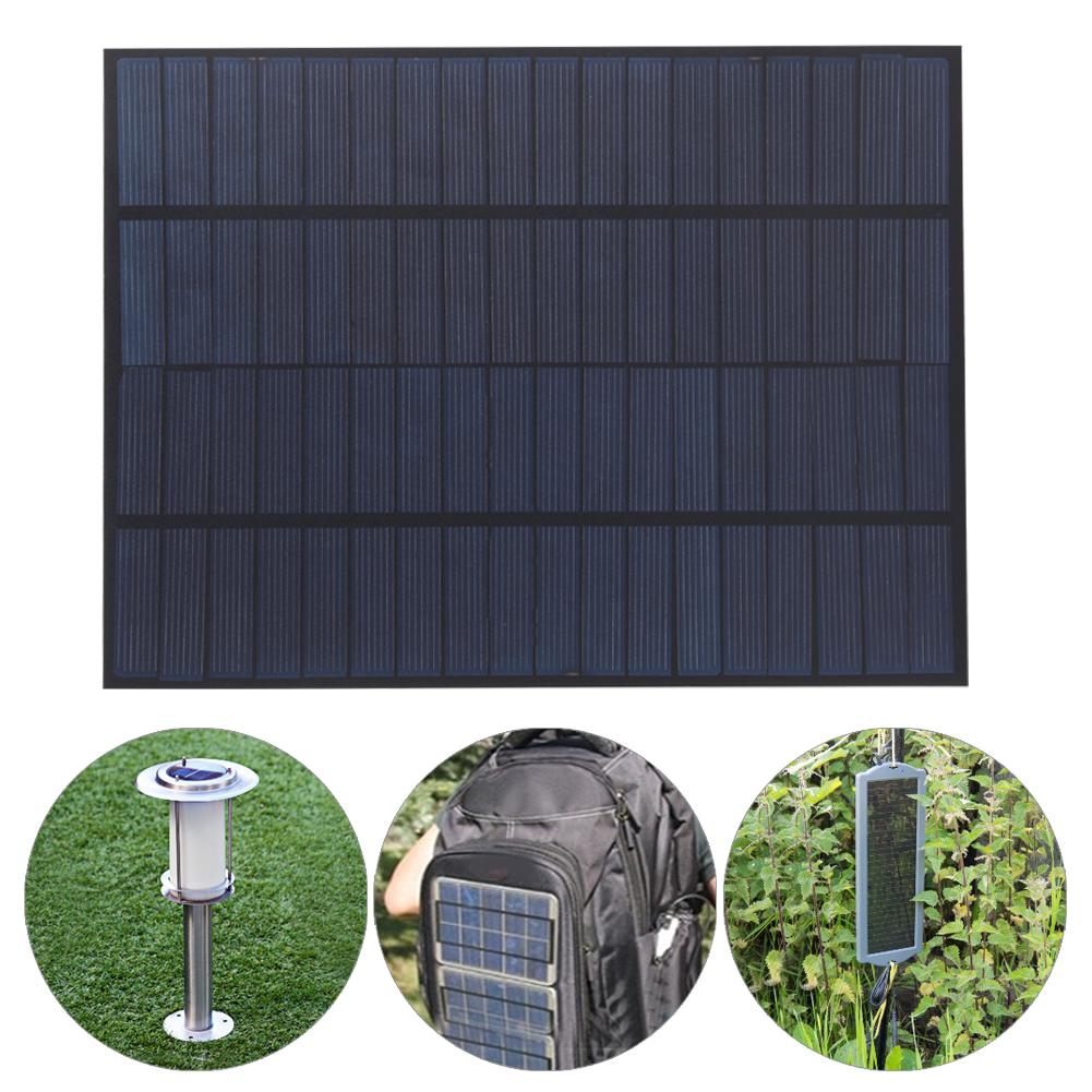 5W 18V DIY Solar Panel Intelligent Polycrystalline Silicon for  Charging 12V 165x220mm