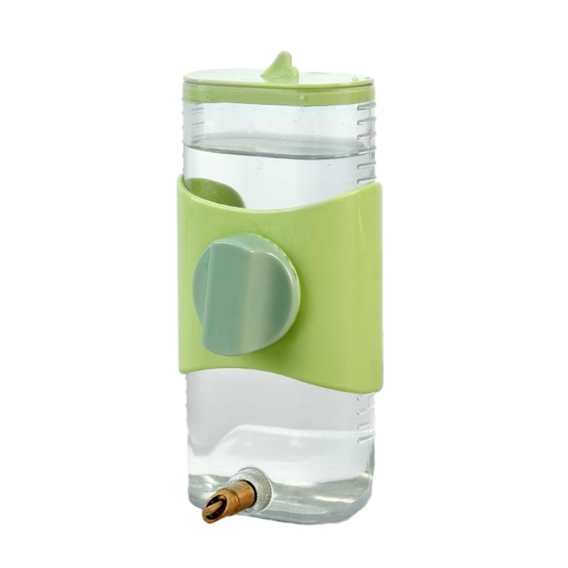 Plastic Parrot Pin Type Water Bottle Dispenser Feeder Hangings Pet Guinea Pigs Squirrels Rabbit Drinking Pipe Fountain