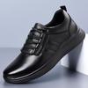 Men's Autumn/Winter 2025 Casual Leather Shoes - Breathable, Cowhide, Soft Sole, Fashionable.