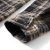 Men's Plus Size Plaid Flannel Shirt Lapel Collar Oversized Shacket 4XL‑10XL