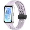 Silicone Magnetic Buckle Mesh Silicone Strap For Huawei Band 11Pro Sport Breathable Watch Band For Huawei Smart Band 11 NFC Replacement Bracelet Loop