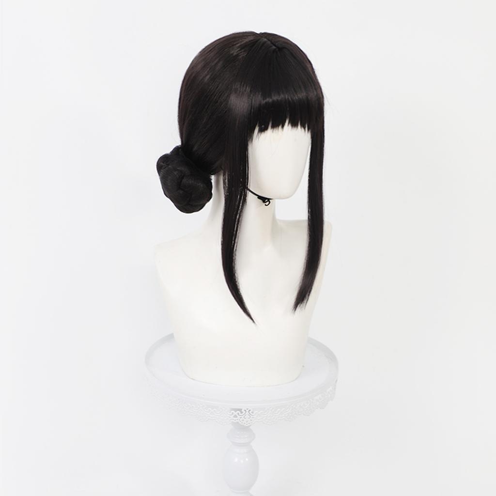 K-Pop Witch Hunter Group Zoe Cosplay  Wig Black  Heat Resistant Synthetic Cosplay Wig for Men