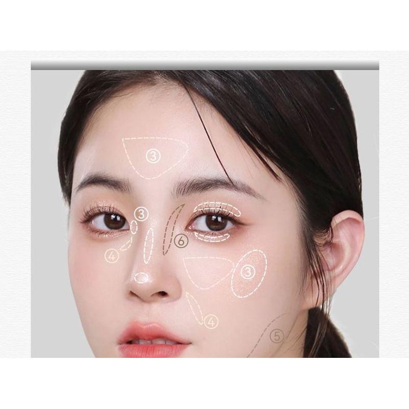 NOVO - Shimmer Dual-Tone Highlighter Palette - 3 Types