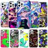 Game S-Splatoons Cover Phone Case For iPhone 16 17 Air 15 14 Pro Max 16E Phone Case 13 Mini 12 11 7 SE 8 Print Pattern Fit Cases