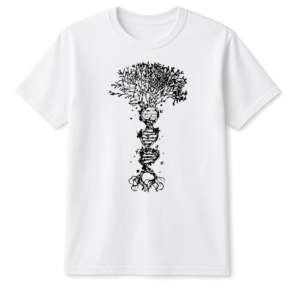 Adults Tree of Life DNA HuUnisex Genetic Code Sacred Symbol Unisex TShirt Biology S