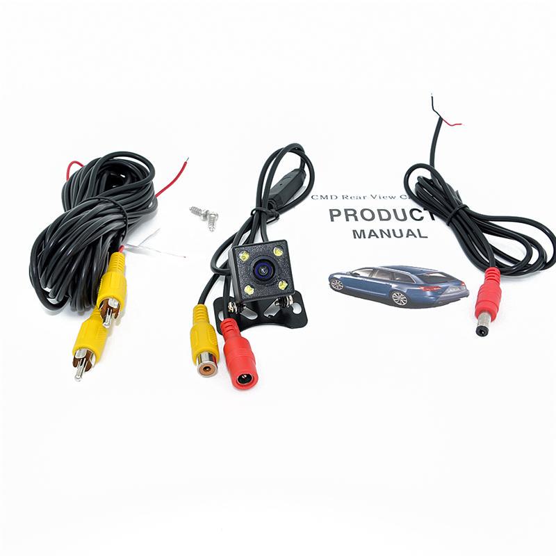 4LED Night Car CCD Rear View Camera With 4.3 Inch Color LCD Car Video Foldable Monitor Mirror Camera