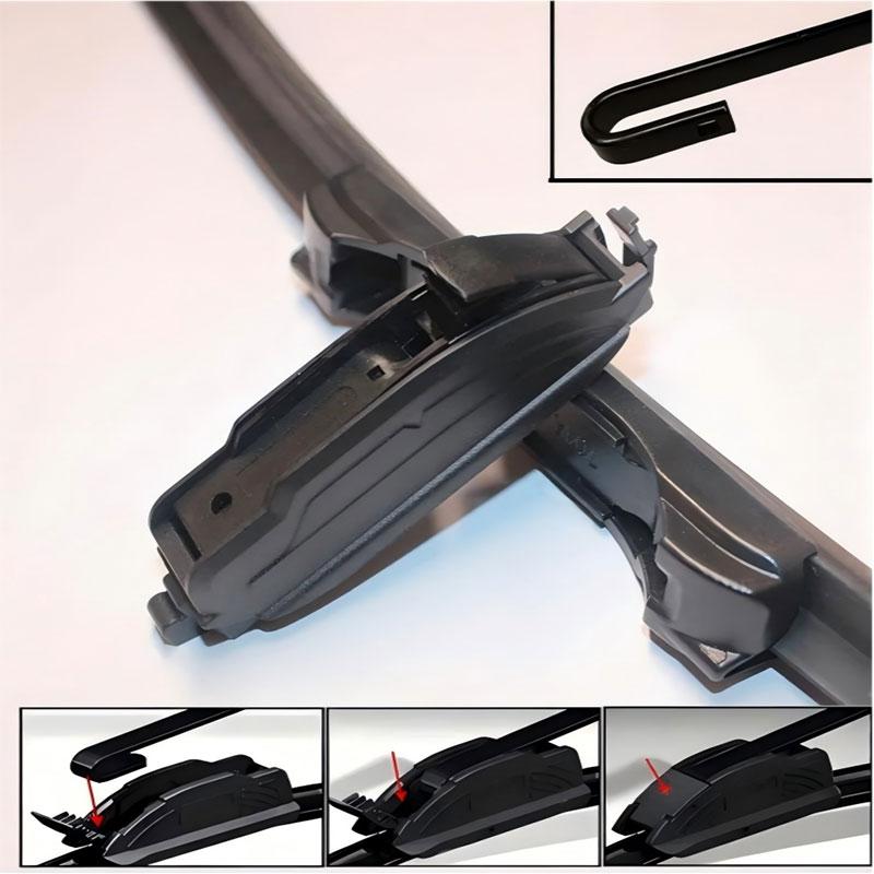 Hook Wiper Blades 650/350mm (26"+14") for Toyota, Hyundai & Kia Models