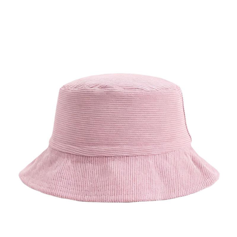 New Cross-Border Corduroy Bucket Hat Large Head Circumference Fashionable Versatile Casual Internet Celebrity Digital Sun