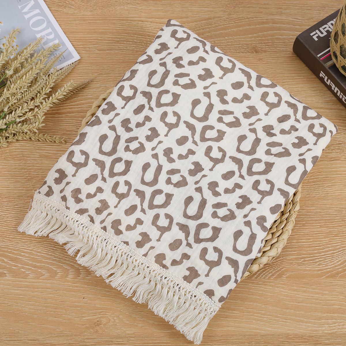 

Двухслойное хлопковое детское одеяло с кисточками - летний чехол для коляски и пеленка 100x120 cm