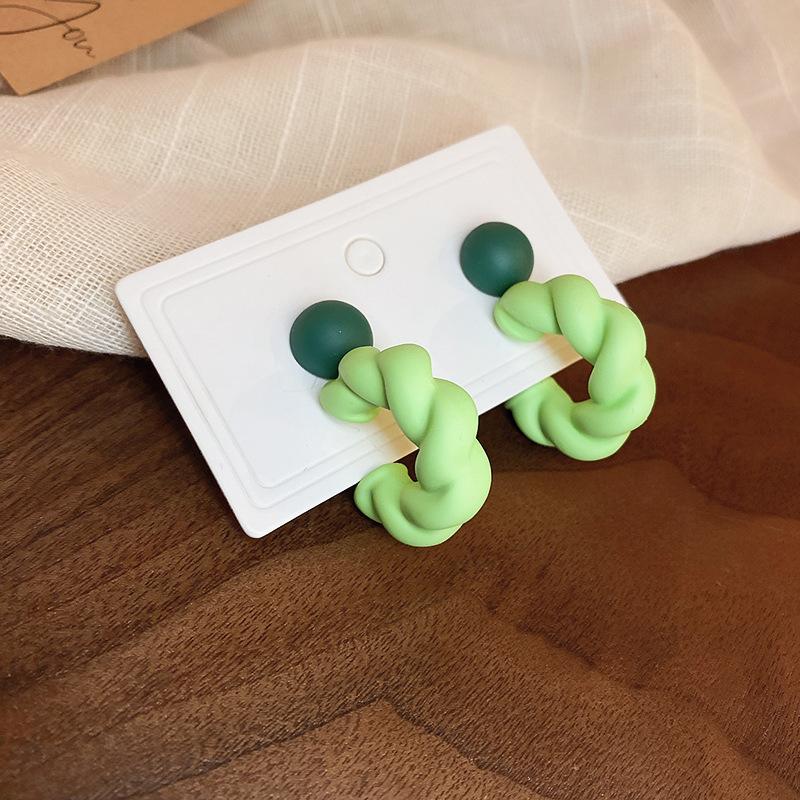 GemChic Women's Earrings Fashion Ear Stud Needle Embed Zircon Imitation Pearl Geometric Earrings Versatile Birthday Christmas Jewelry Gift