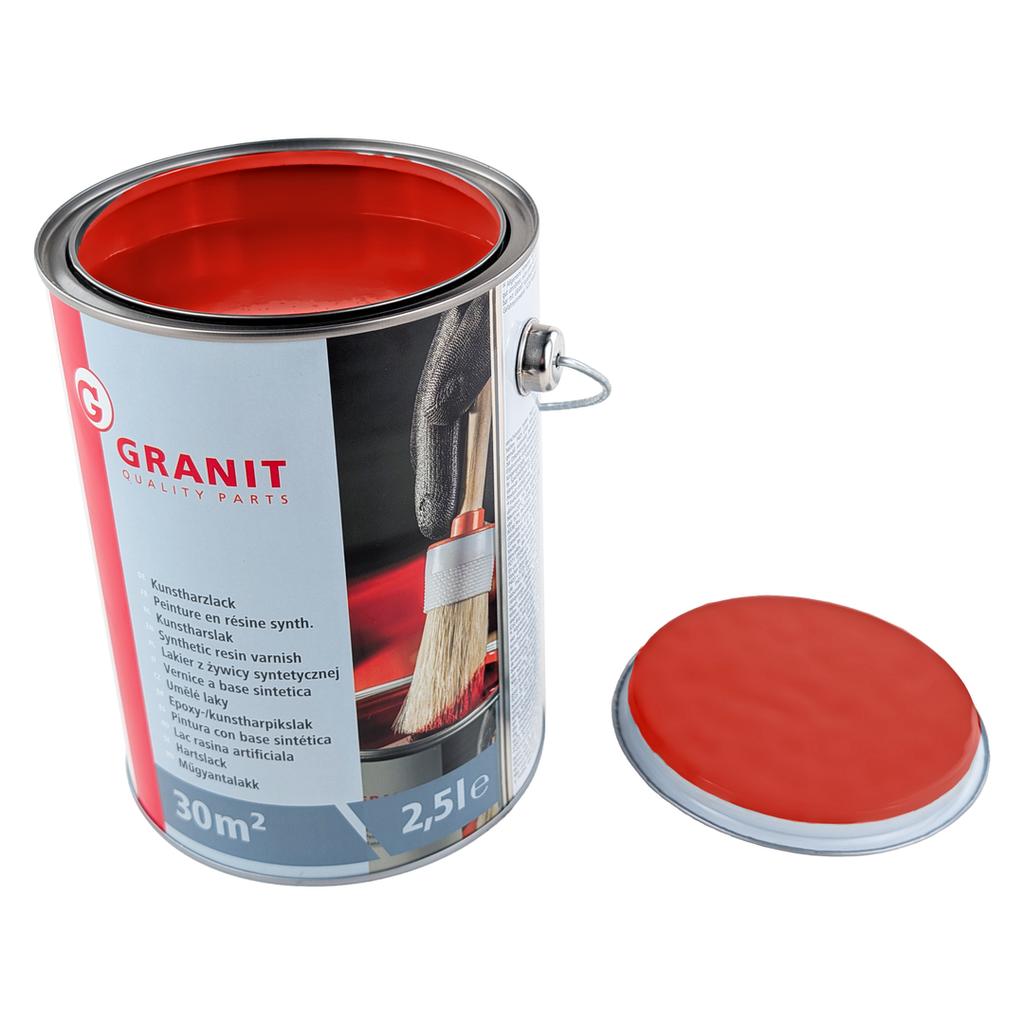 Paint Varnish Fendt red RAL 3020 NOPOLUX WICKENS GRANIT 2.5 Can