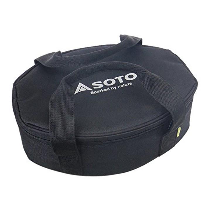 SOTO Stainless Dutch Oven (8 inch) ST-908 + Storage Case ST-908CS Silver, 8.1 x 3.5 inch