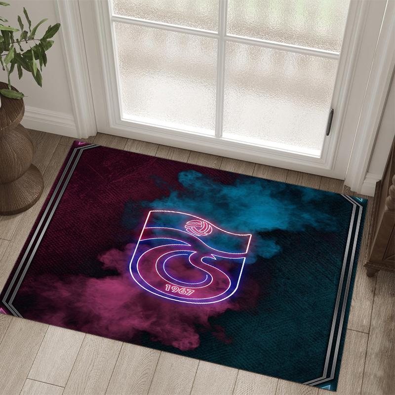Trabzonspor FC Design Kristal Fluweel Tapijt Gezellig Niet?Antislip Bedrukt Tapijt Voor Slaapkamer Woonkamer Entree