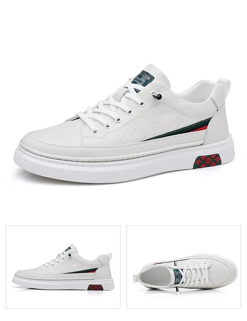 Новая весна Новые мужские туфли из натуральной кожи Повседневная обувь Для отдыха — фото 7