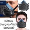 Silicone Material Dust Respirator Reusable Design Half Mask Cleanable Respirator  Spray Paint Work