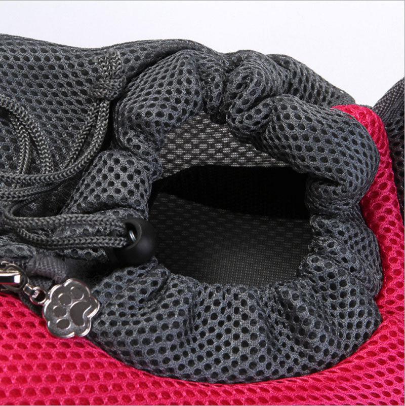 Breathable Crossbody Pet Bag for Cats & Dogs - Travel Shoulder Backpack