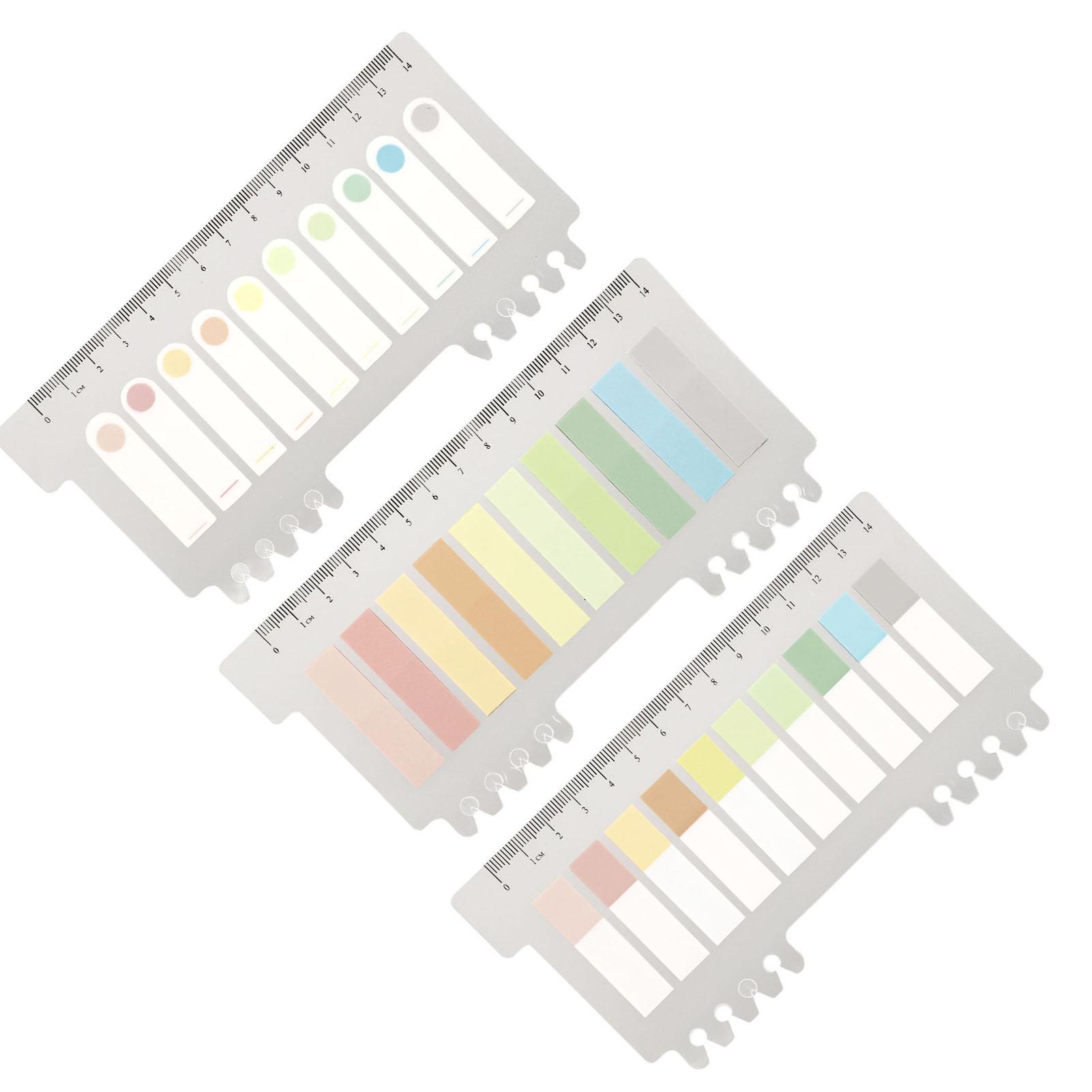 3 набора Индексные вкладки Цвета Моранди Безопасный клей Ретро Милый стиль Бумага ПЭТ Легкие Портативные Закладки-указатели страниц
