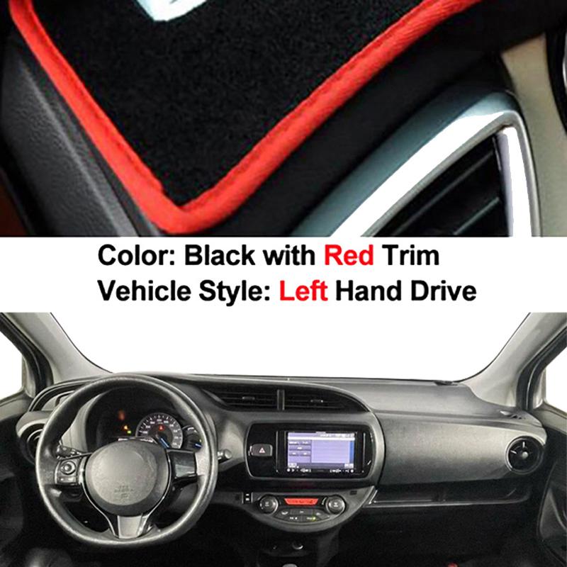 Car Auto Inner Dashboard Cover for Toyota Vitz 2018 - 2020 Center Console Protector Carpet Dashmat Sun-shade Accessories