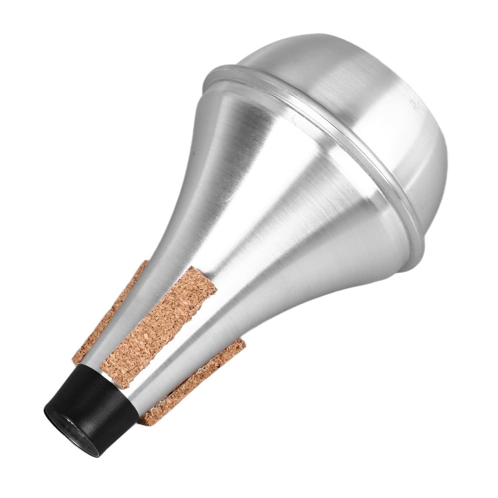 Trompeten Übungsdämpfer Leichte Aluminiumlegierung Weicher Kork Geräuschreduzierung Trompeten Übungsdämpfer