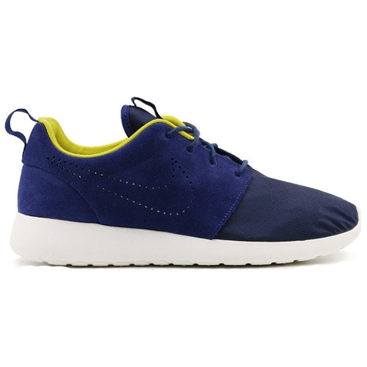 Nike Roshe Run Prm Comfortable Simple Non-Slip Wear-Resistant Low-Top Running Shoes Men sneakers Blue 525234-403