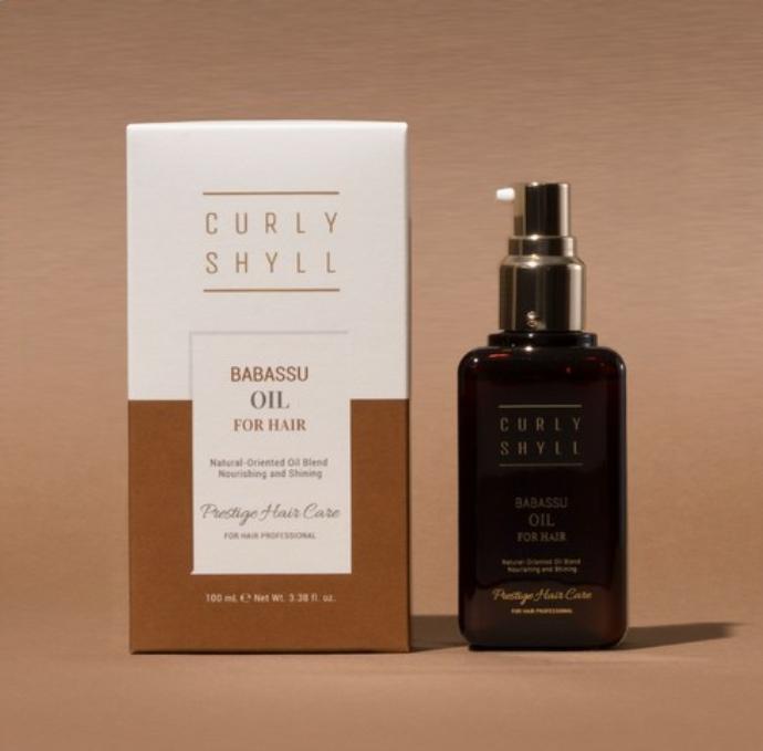 CURLYSHYLL Hair Essence Babassu Oil 100ml – Nourishing Lightweight Hair Treatment